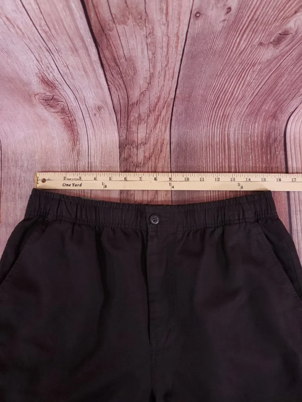 NWT J Crew Mens Medium 5.5'' Pier Shorts Linen Cotton Blend Dark Brown CH204